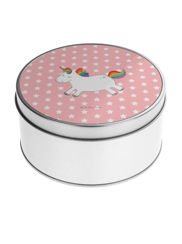 Mr. & Mrs. Panda Teedose Einhorn Happy ohne Spruch in Rot Pastell