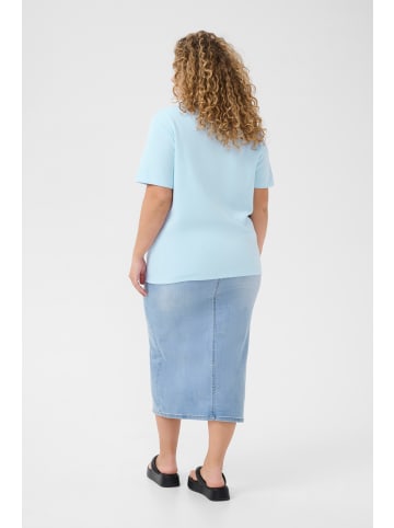 KAFFE curve T-shirt KCannita Loose fit in Nantucket Breeze