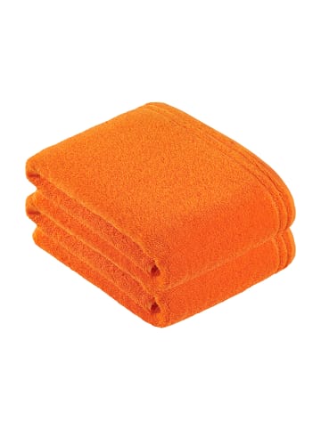Vossen 2er Pack Badetuch in orange