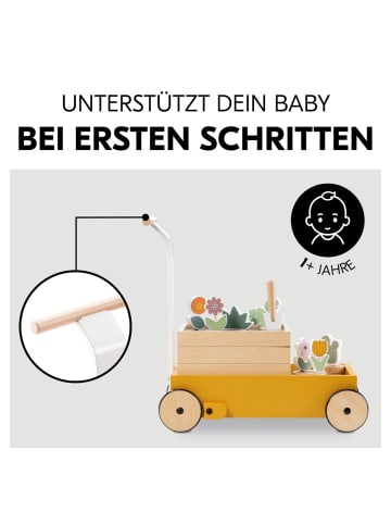 Hauck Holz-Lauflernwagen Learn to Walk - mit viel in gelb,bunt