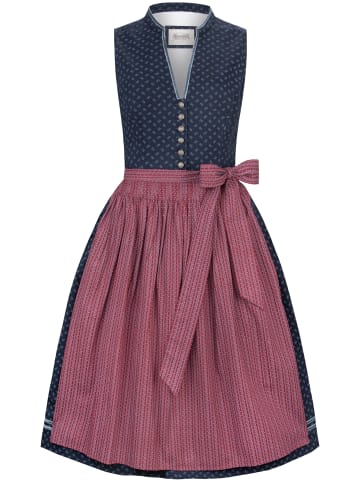 Stockerpoint Midi Dirndl "Renata " in dunkelblau