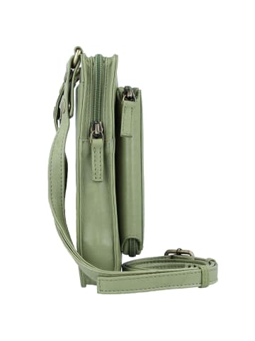Greenland Nature Nature Soft Handytasche Leder 11 cm pistazie