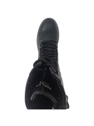 Replay Schnürstiefel in Schwarz