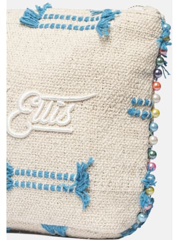 Marc Ellis Clutch in BEIGE AND BLUE