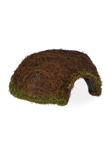 relaxdays Igelhaus in Natur - (B)52x (H)20 x (T)45 cm