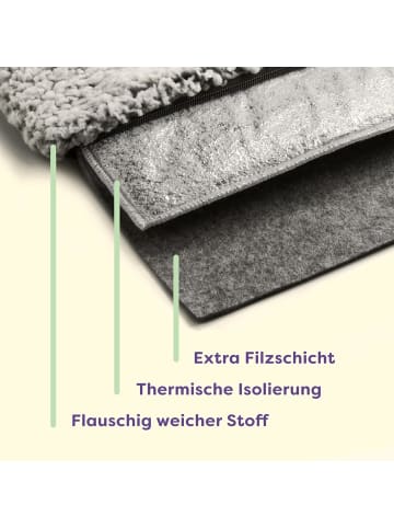 Knupis Katzen Fensterliege Fensterbank rutschfest - Selbstwärmende