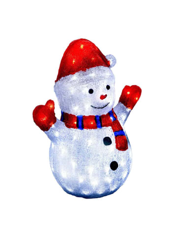 Feeric Lights Weihnachtsdekoration, LED-Schneemann in Weiß, (B) 25,2 x (H) 48 x (L) 39 cm
