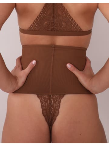 Scandale Eco-lingerie Mid-Waist String-Panty in Mocha