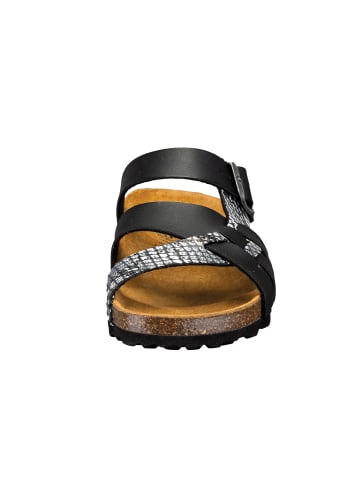 Lico Pantolette "Bioline Flora" in Schwarz