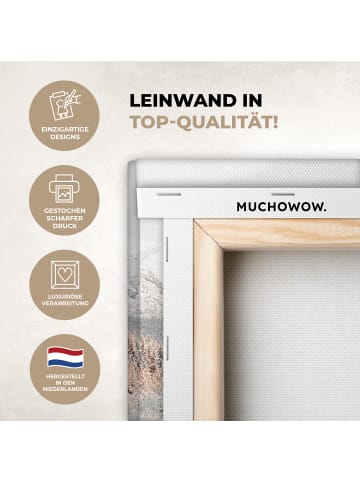 MuchoWow Leinwand bilder Gefrorener Fluss (BxH)