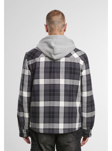 Brandit Winterjacken in black/white/grey