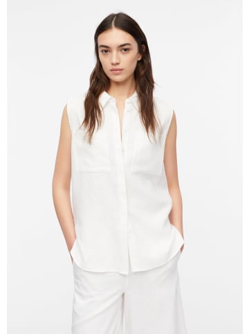 comma Bluse in 0100_weiß