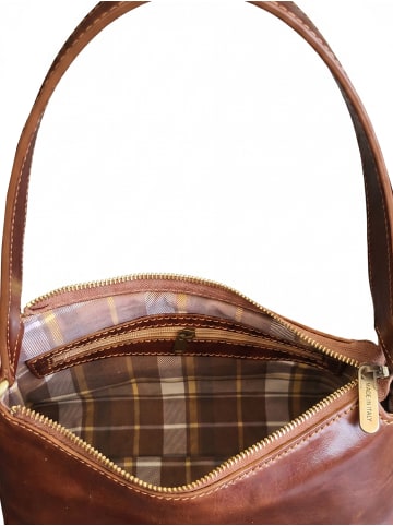 Viola Castellani Schultertasche in BROWN