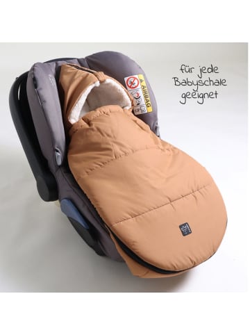 Kaiser Fleece-Fußsack Hoody 2.0 für Babyschale und in braun