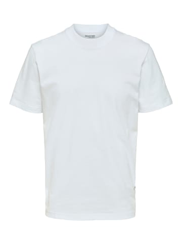 SELECTED HOMME T-Shirt SLHRELAXCOLMAN in Weiß