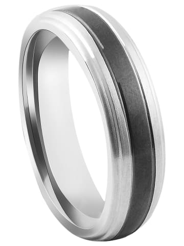 Adeliás Herren Ring aus Edelstahl in silber