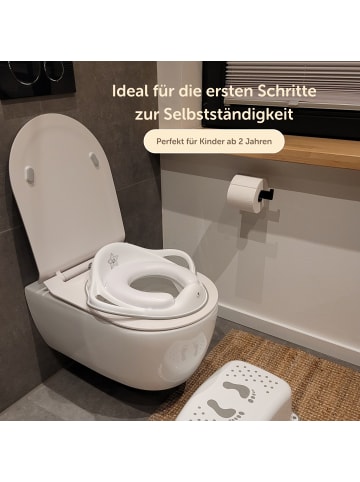 Little Star Gepolsterter Kinder Toilettensitz mit Griffen