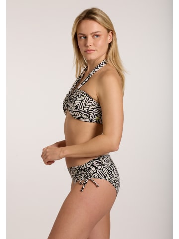 Olympia Mix&Match Bikini Top in schwarz/beige