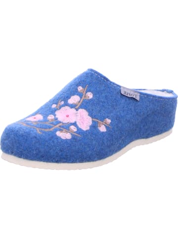 Tofee Pantoffel in blau