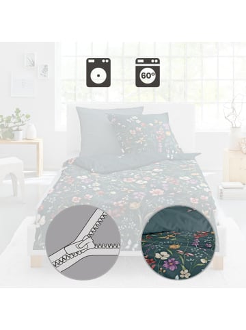 Bierbaum Mako-Satin Bettwäsche in jade