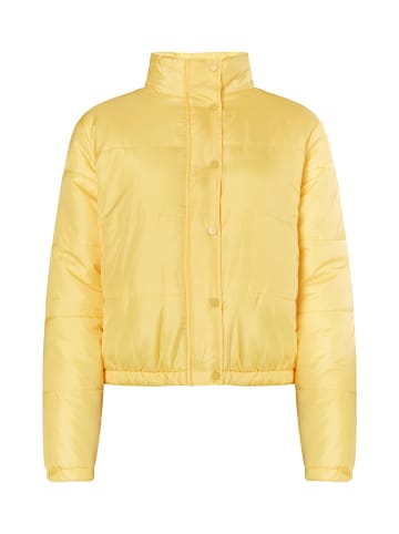 myMo Damen Leicht Wattierte Blousonjacke in Hellgelb