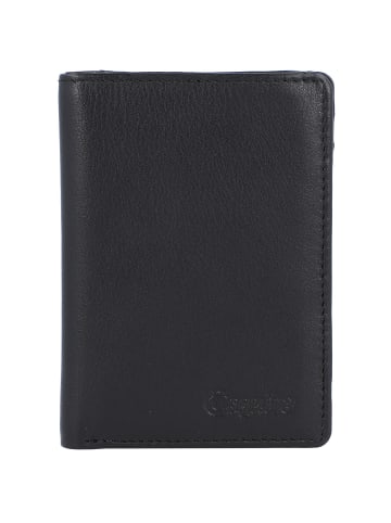 Esquire Oslo Kreditkartenetui RFID Leder 7,5 cm in schwarz