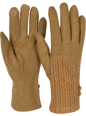 styleBREAKER Touchscreen Handschuhe in Braun