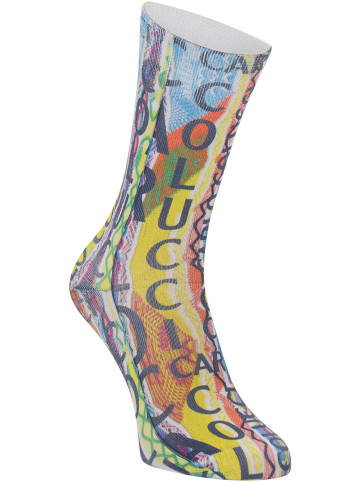 Carlo Colucci Socken Curcio in Weiß / Mehrfarbig