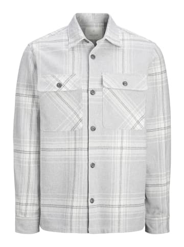 Jack & Jones Overshirt in Grey Melange