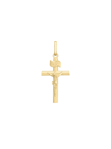 Lucardi 375 Gold Anhänger Kreuz