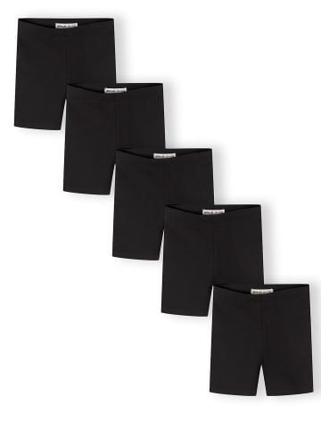 Minoti 5-er Pack Leggings 30SHORT164 in schwarz