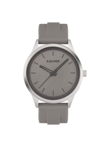s.Oliver Armbanduhr Sportlich und Schick in grau