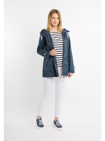 Schmuddelwedda Damen Regenjacke in Rauchmarine