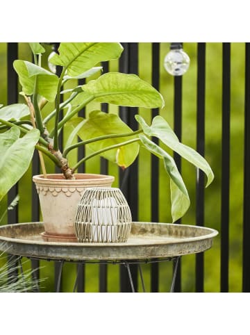 STAR Trading LED Outdoor-Kerze ,Flamme, Batterie und Timer, flackernd, warmweiß, 1