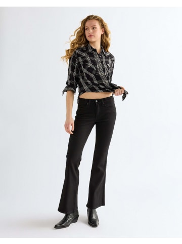 Wrangler Langarmhemd Western in Black