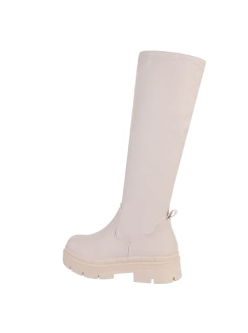 Ital-Design Stiefel in Beige