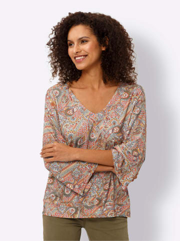 Heine 3/4-Arm-Shirt in elfenbein-bleu-bedruckt