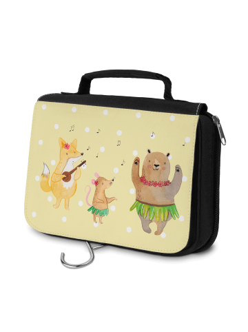 Mr. & Mrs. Panda Kosmetiktasche Waldtiere Aloha ohne Spruch in Gelb Pastell