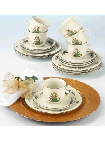 Seltmann Weiden 18er Set Kaffeeservice Marieluise Weihnachten bunt in bunt