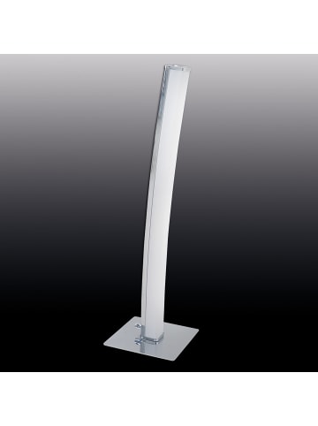 näve LED Tischleuchte "DUBAI" in chrome - (L)14 cm x (B)14 cm x (H)50 cm - EEK G