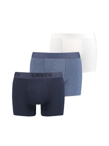 Levi´s Boxershort 3er Pack in Blau/Weiß