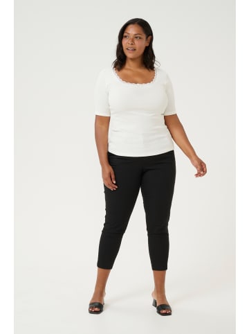 KAFFE curve T-shirt KCbritt Tight fit in Chalk