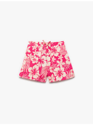 KOTON Shorts in Rosa Gemustert