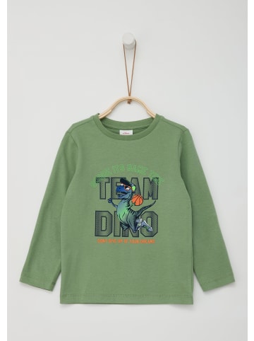 s.Oliver T-Shirt langarm in Olive
