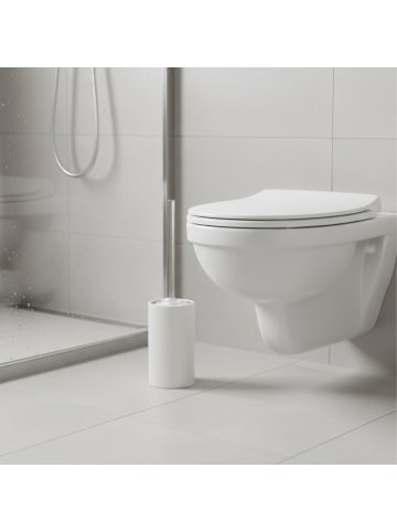 relaxdays 5 x WC Bürste in Weiß