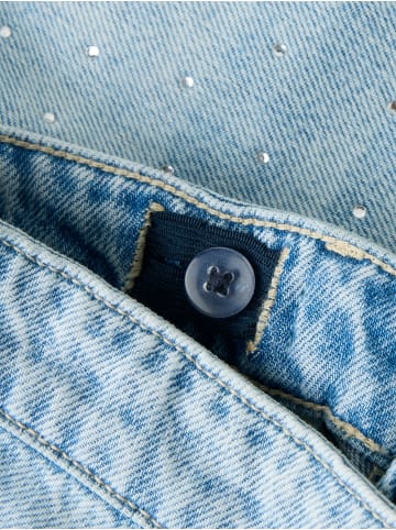 TWO SOON Jeansshorts in Light Blue Denim