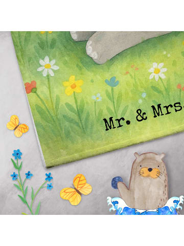 Mr. & Mrs. Panda Handtuch Gäste-WC Elefant Biene Design mit Spruch in Weiß