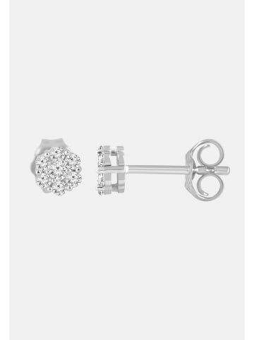 Diamant Exquis Ohrringe aus 585 Weißgold mit Diamant
