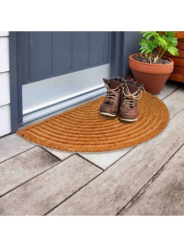 Astra Fußmatte für Innen und Außen COCO SHAPE 2ER SET 2 in Hellbraun