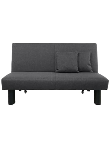 others FALTSOFA Kalomira Bezug Flachgewebe Metall schwarz / graphit